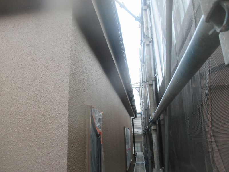 リフォーム施工中屋根重ね葺き工事・外壁塗装工事【30】横浜市青葉区