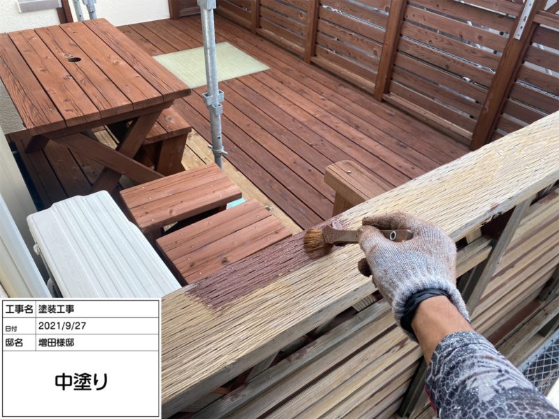 リフォーム施工中屋根重ね葺き工事、外壁塗装工事【290】横浜市都筑区